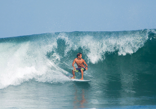 Surfing at Sayulita Beach